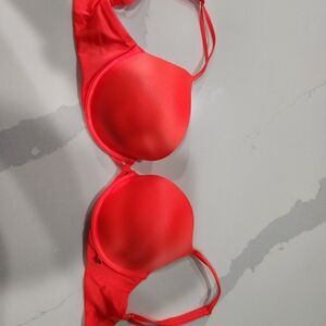 Padded orange victoria secret bra